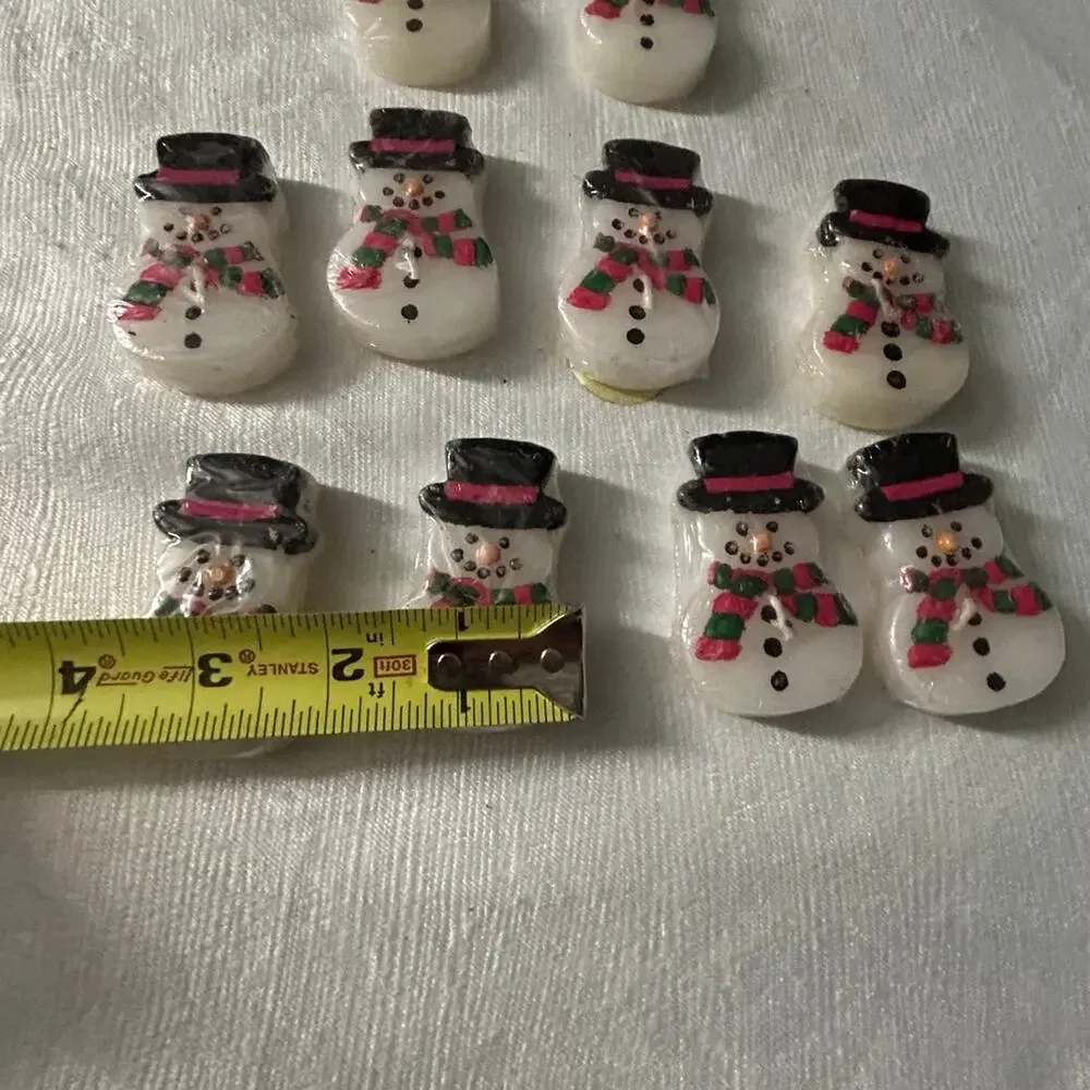 Snowmen candles